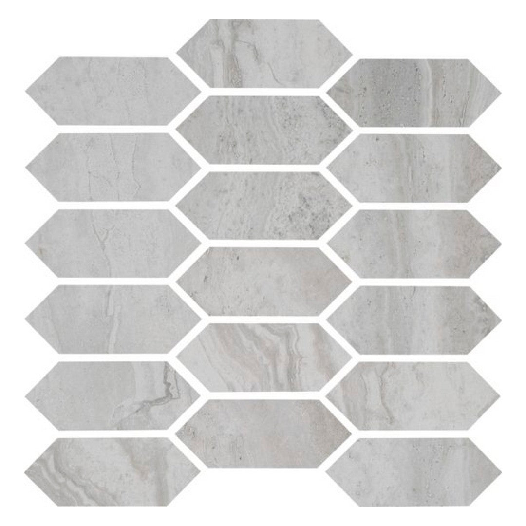 Qualis Ceramica Timeless 12" x 12" Matte Porcelain Picket Mosaic