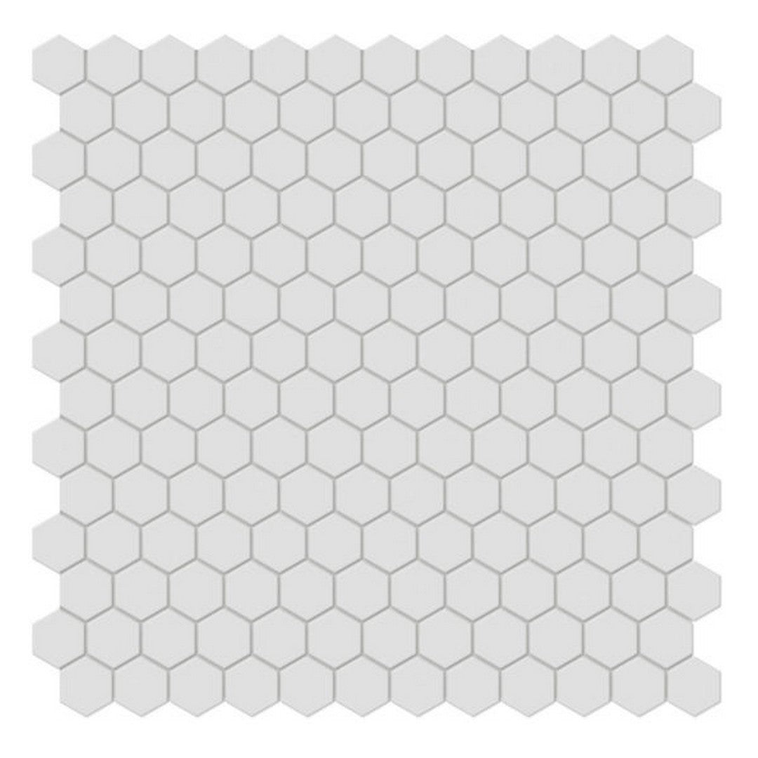 Qualis Ceramica Traditions 11.54" x 11.65" Matte Porcelain Hexagon 1" Mosaic