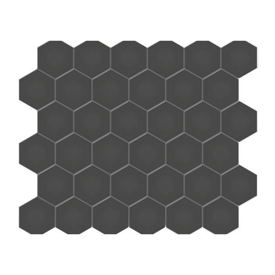 Qualis Ceramica Traditions 10.8" x 12.48" Matte Porcelain Hexagon 2" Mosaic