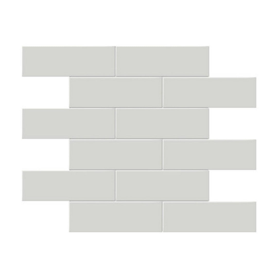 Qualis Ceramica Traditions 11.65" x 11.73" Matte Porcelain Brick 2×6" Mosaic