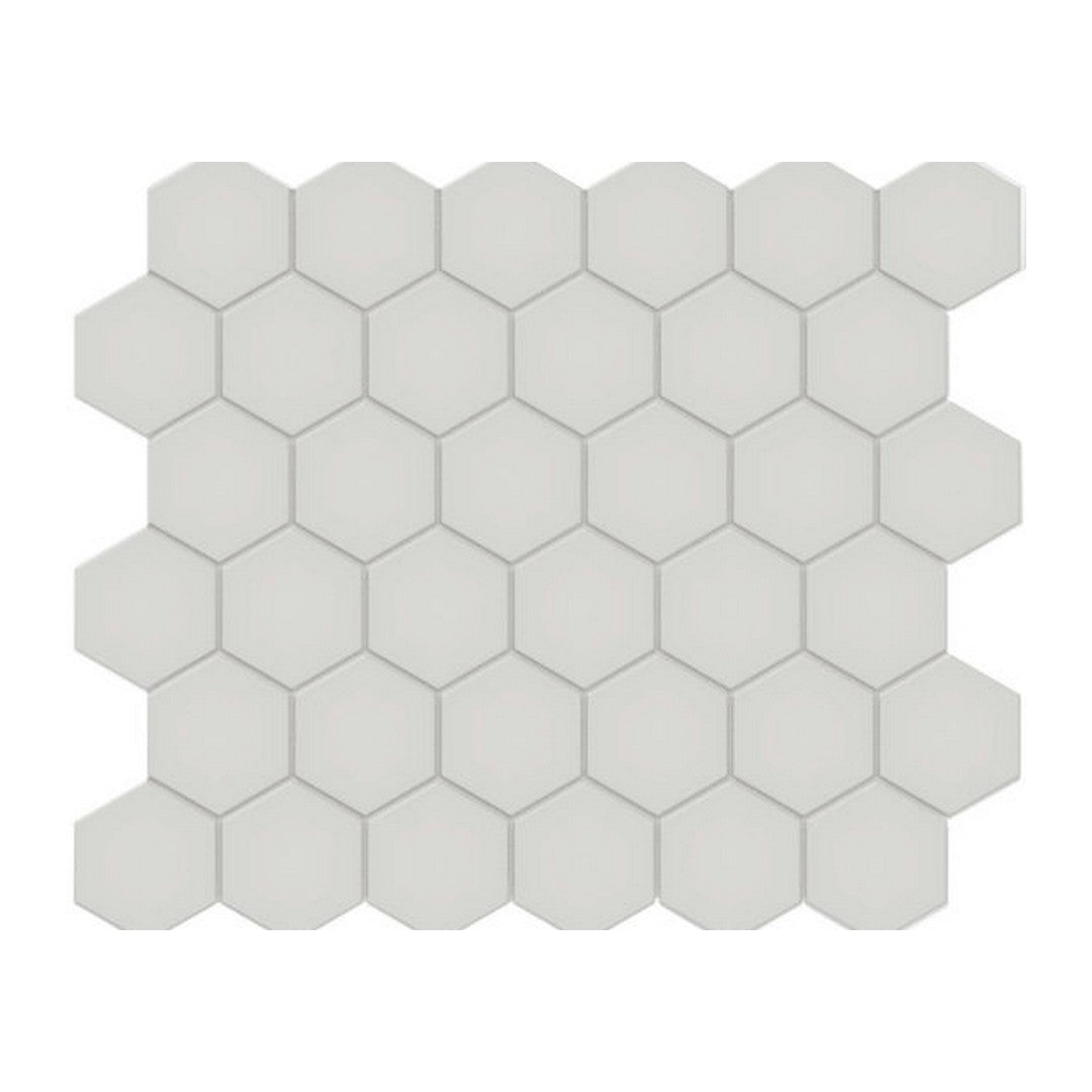 Qualis Ceramica Traditions 10.8" x 12.48" Matte Porcelain Hexagon 2" Mosaic