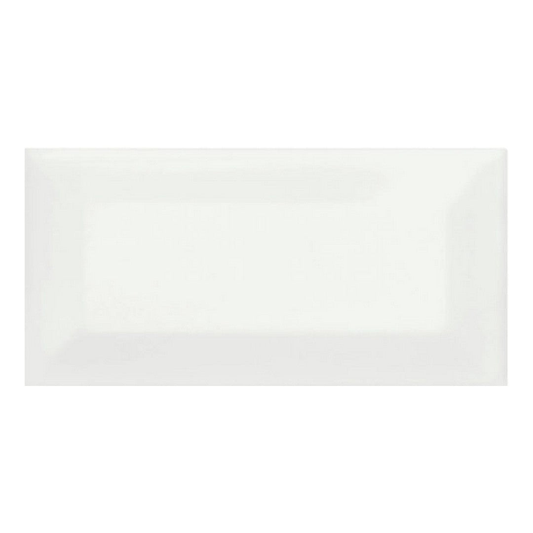 Qualis Ceramica Traditions 3" x 6" Glossy Ceramic Bevel Wall Tile