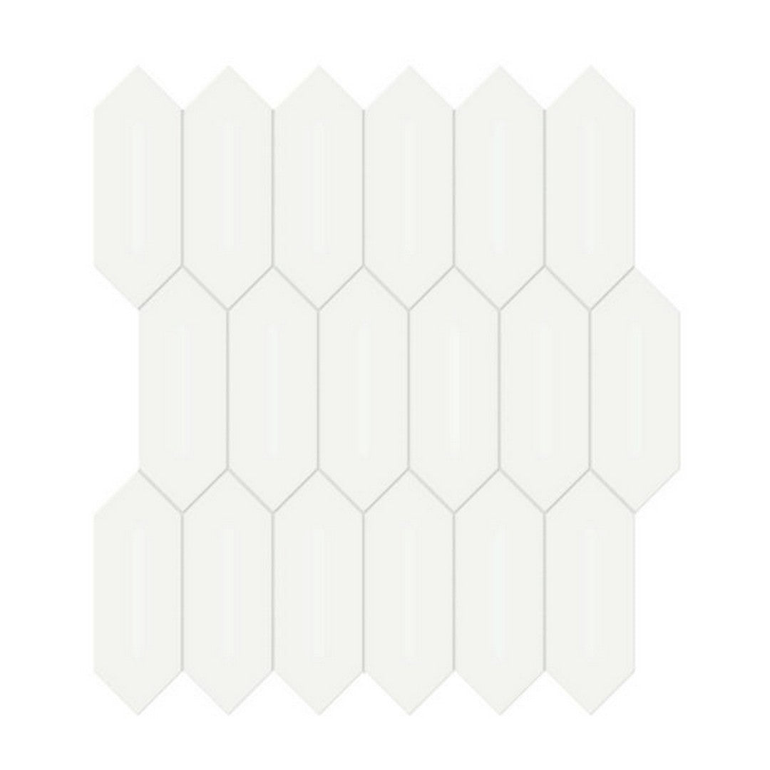 Qualis Ceramica Traditions 11.18" x 12.52" Matte Porcelain Picket 2×5" Mosaic
