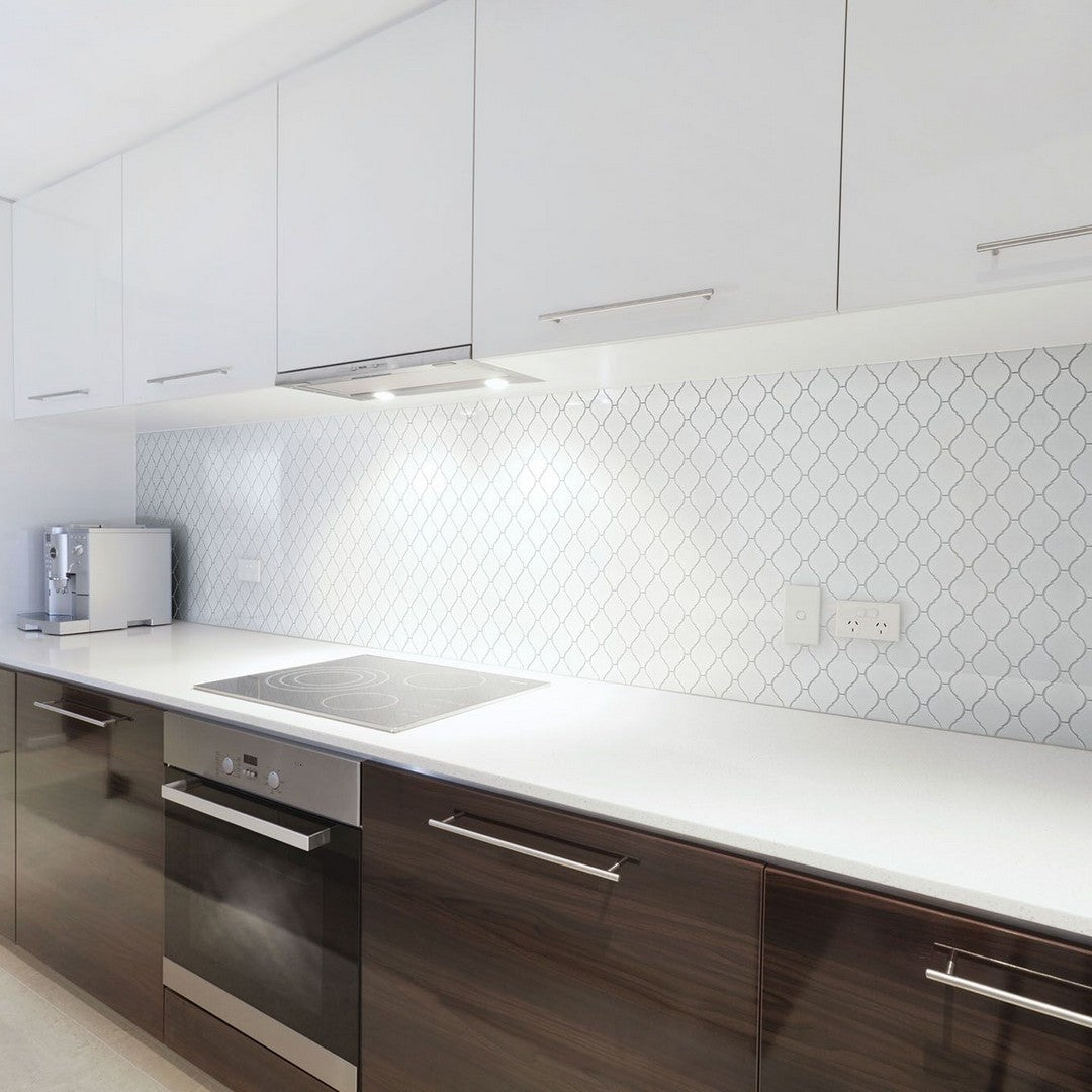 Qualis-Ceramica-Traditions-10.43-x-13.30-Glossy-Porcelain-Arabesque-Mosaic-White