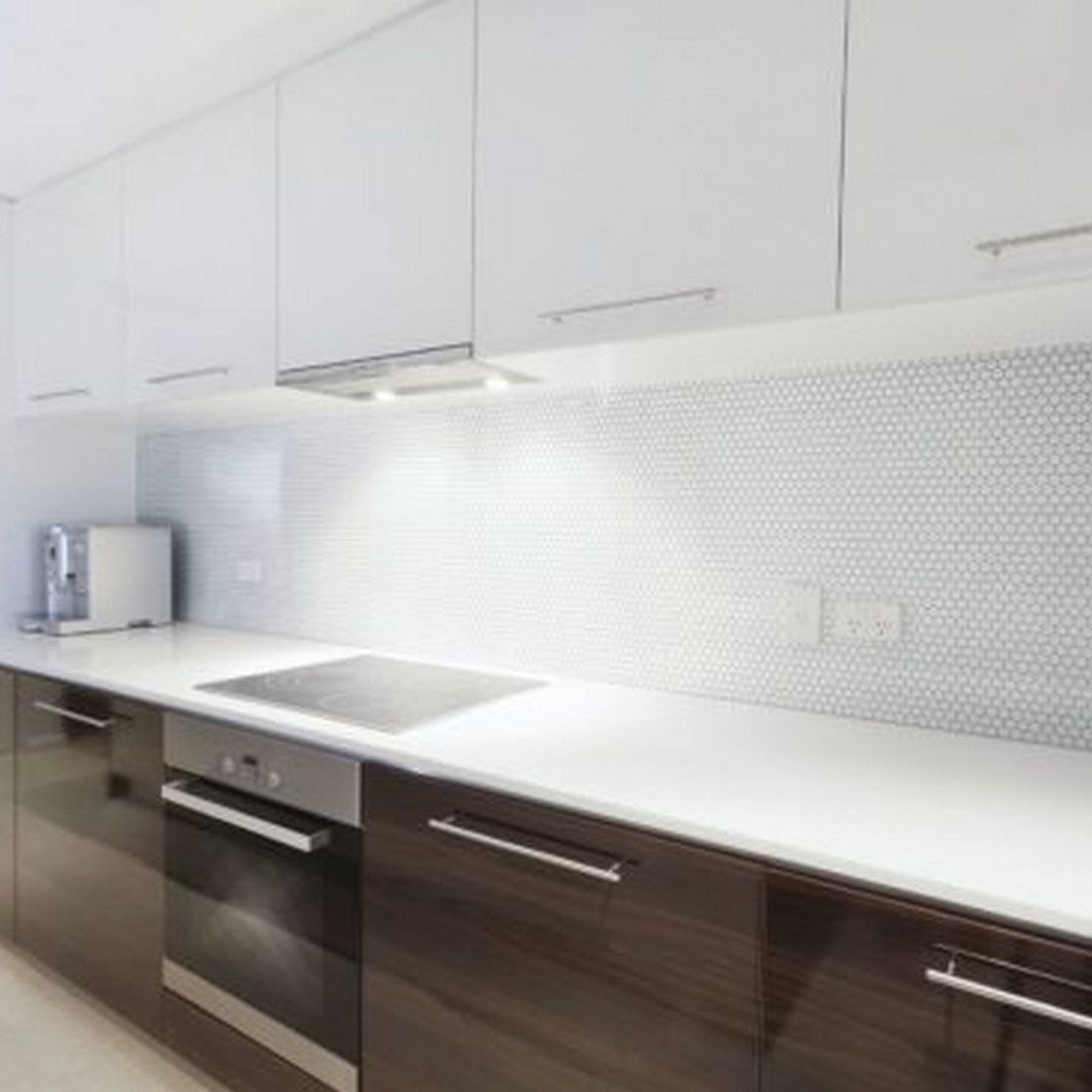 Qualis-Ceramica-Traditions-11.38-x-12.32-Glossy-Porcelain-Penny-Round-0.75-Mosaic-White