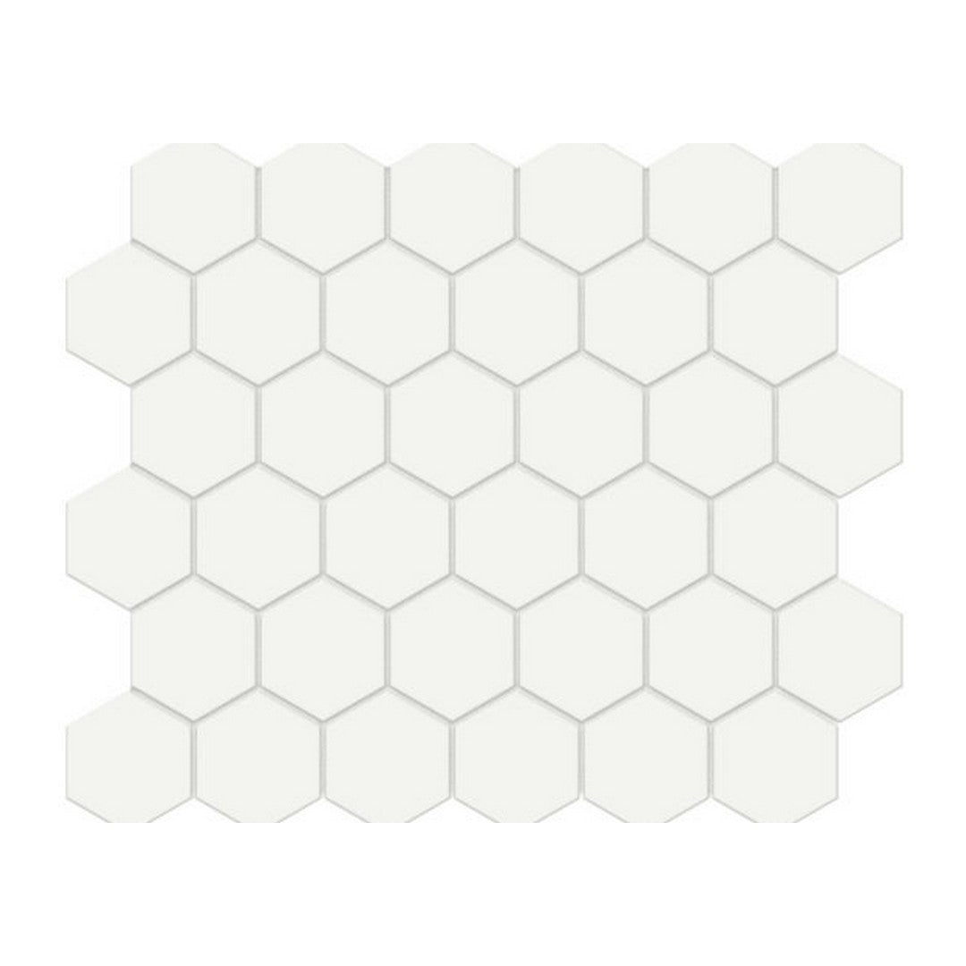 Qualis Ceramica Traditions 10.8" x 12.48" Matte Porcelain Hexagon 2" Mosaic