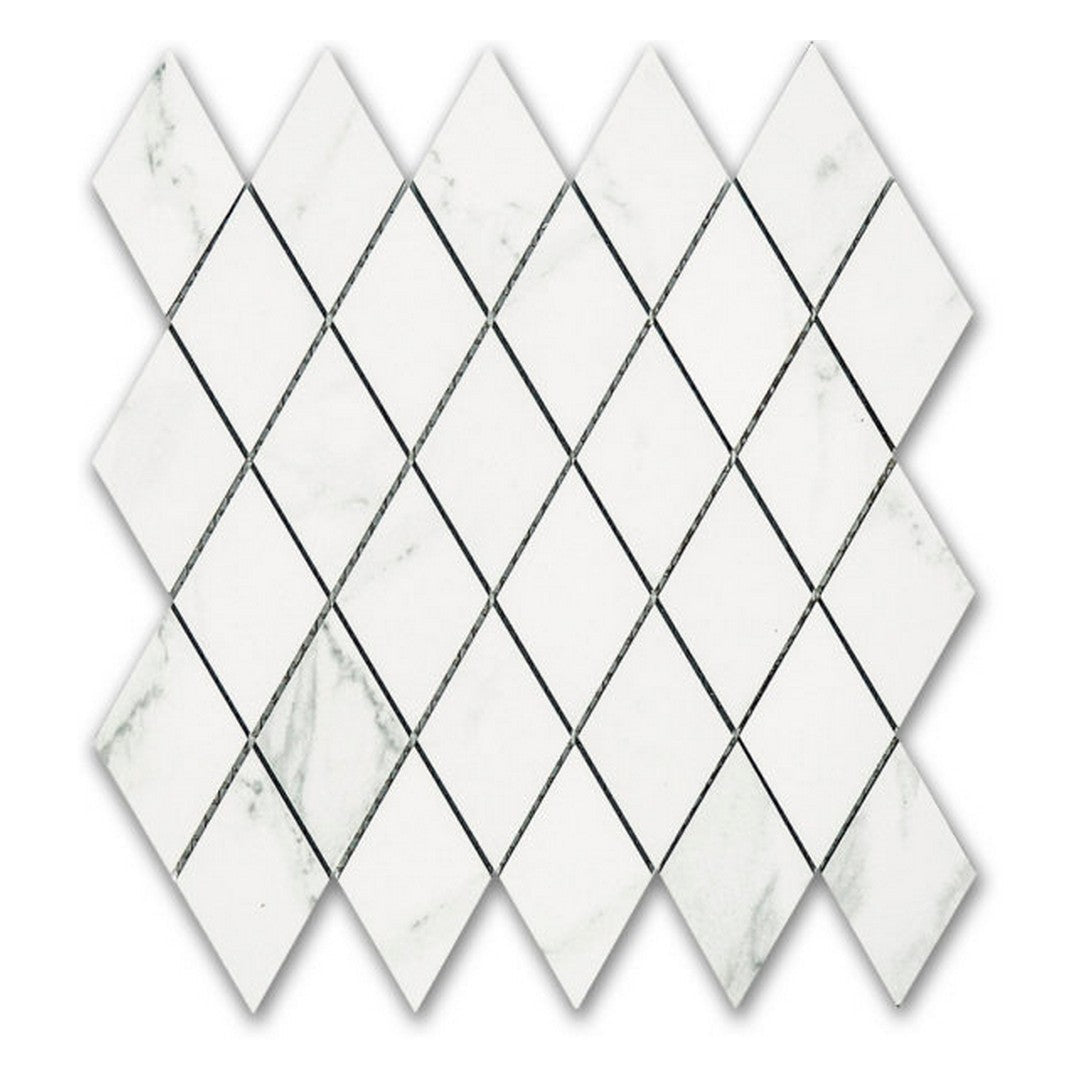Qualis Ceramica Treasure 12" x 12" Polished Porcelain Diamond Mosaic
