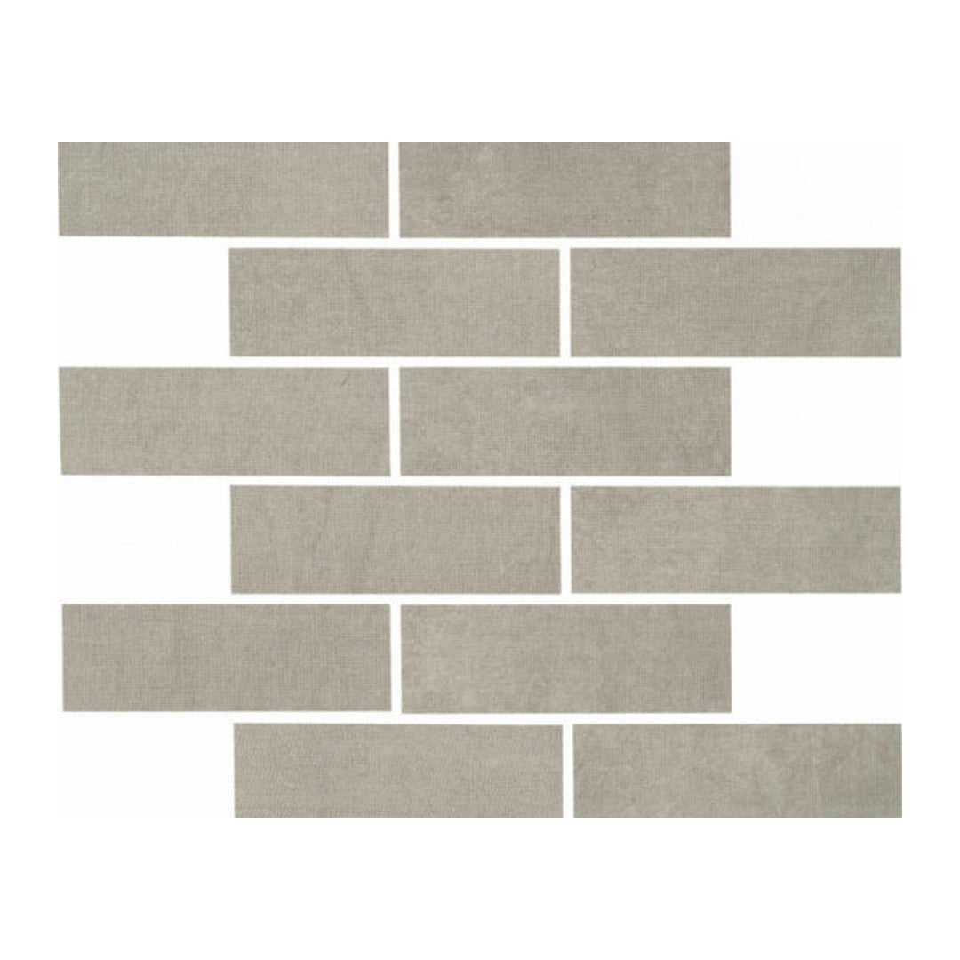 Qualis Ceramica Urban 12" x 12" Matte Porcelain 2x6" Mosaic