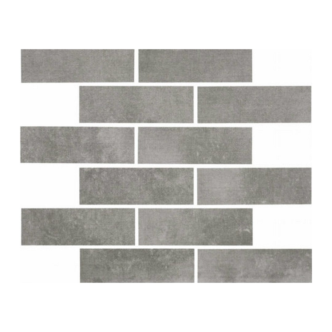 Qualis Ceramica Urban 12" x 12" Matte Porcelain 2x6" Mosaic