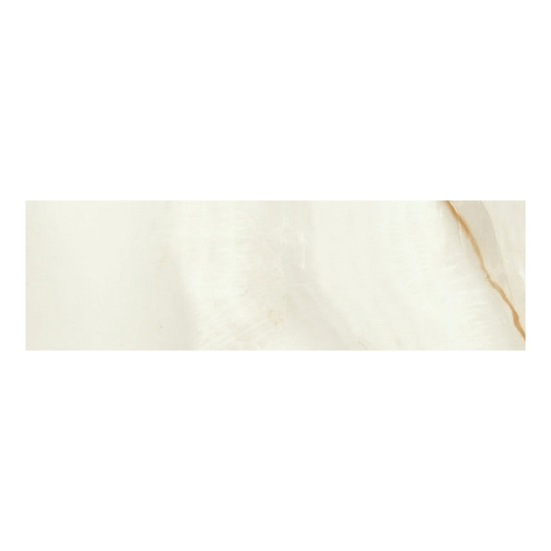 Qualis Ceramica Venezia 3" x 10" Glossy Ceramic Wall Bullnose