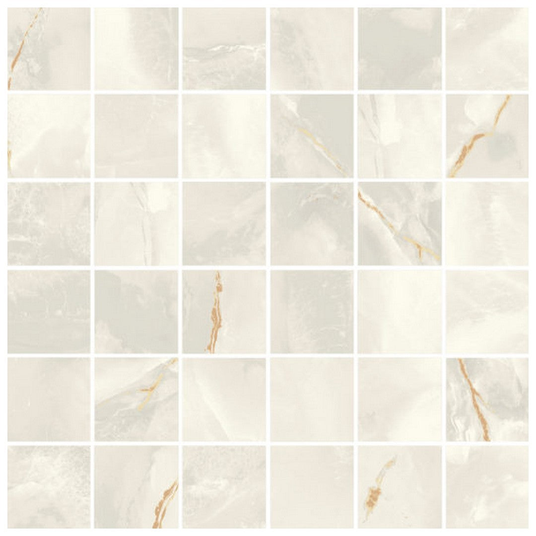 Qualis Ceramica Venezia 13" x 13" Matte Porcelain 2" Mosaic