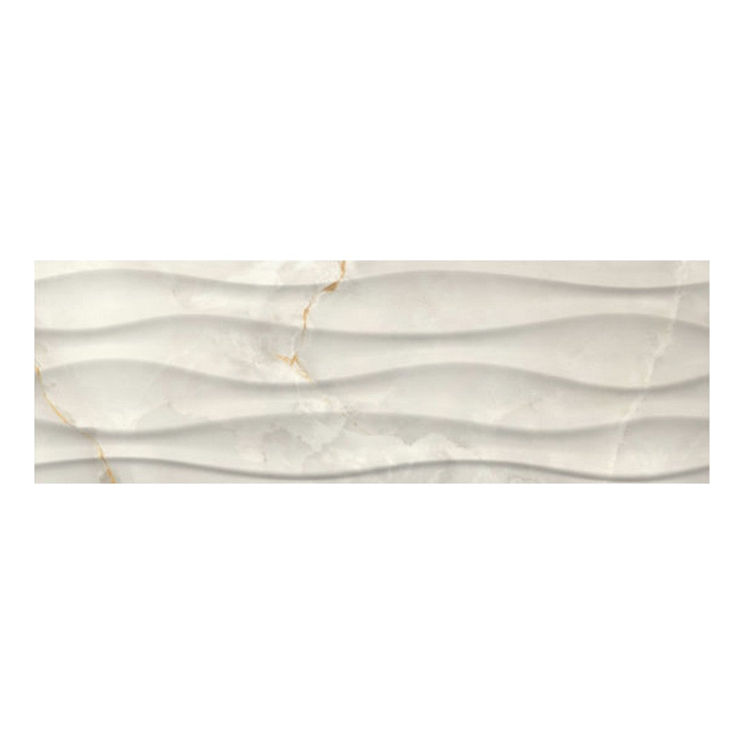 Qualis Ceramica Venezia 10" x 30" Glossy Ceramic Vibe Wall Tile
