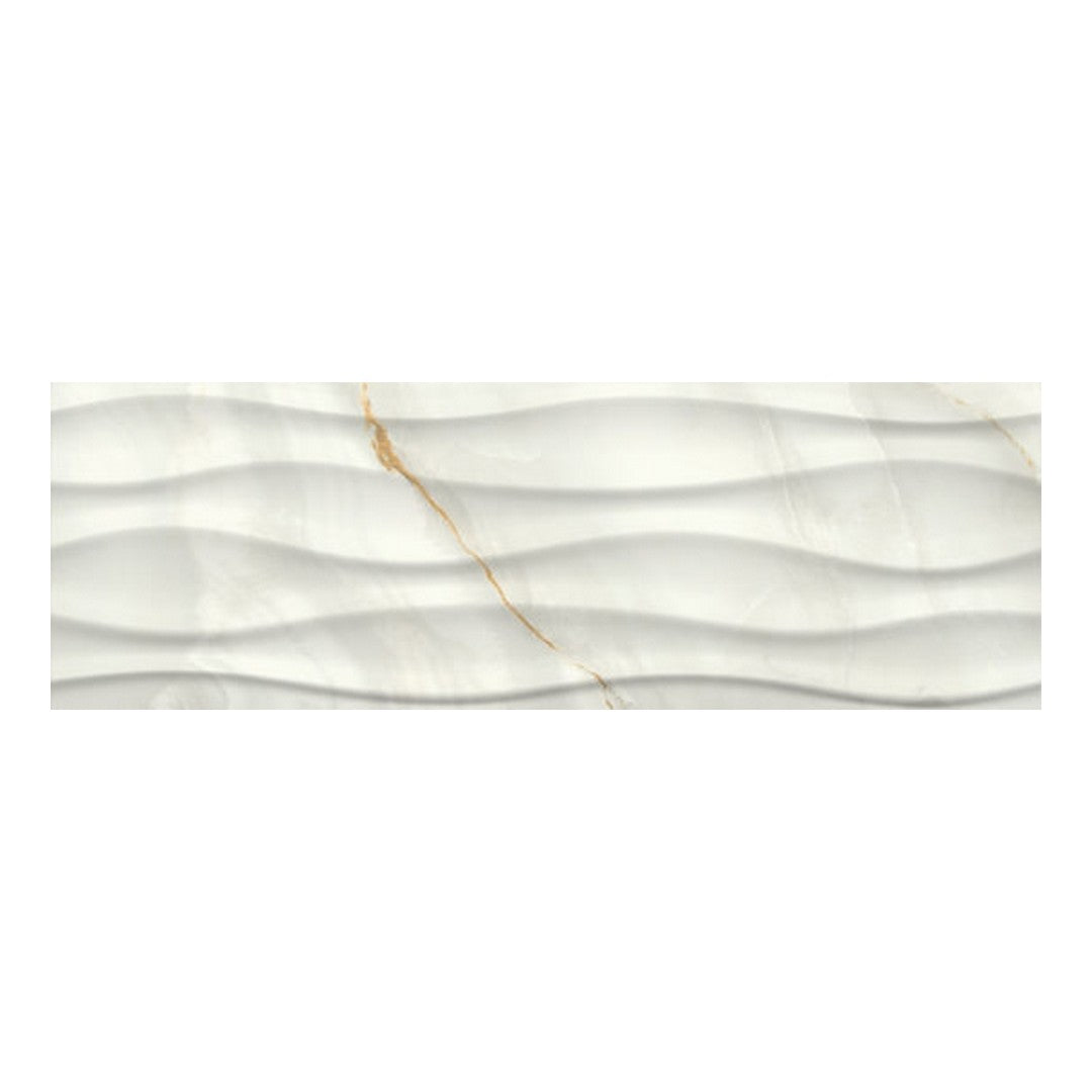 Qualis Ceramica Venezia 10" x 30" Glossy Ceramic Vibe Wall Tile