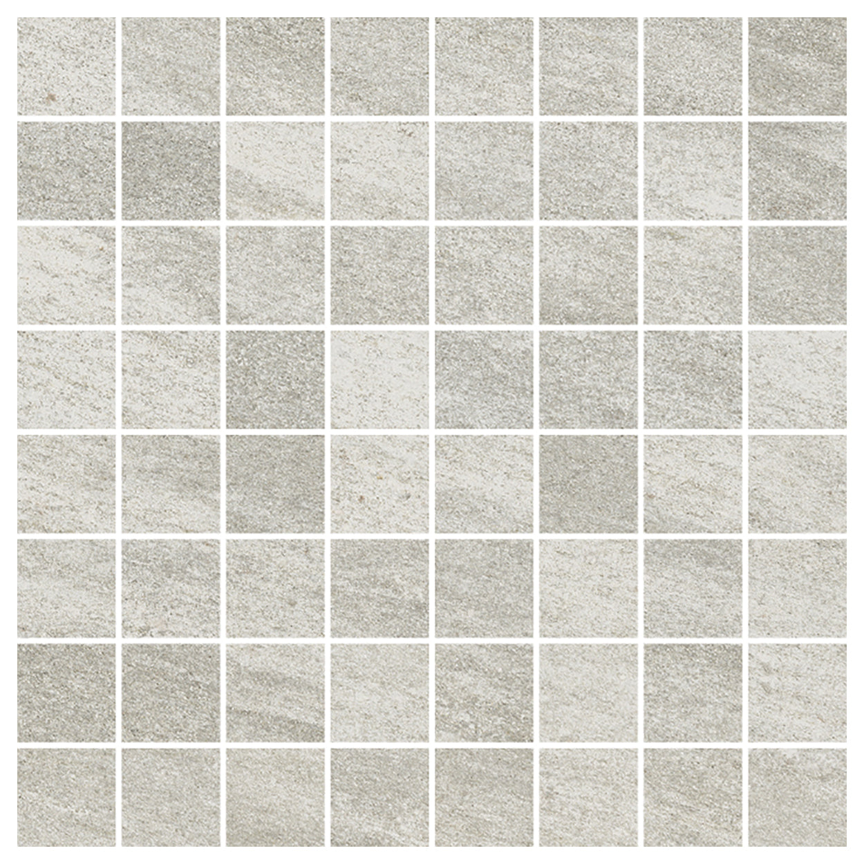 Del Conca USA Quartzite 12" x 12" Glazed Porcelain 1.4" Square Mosaic