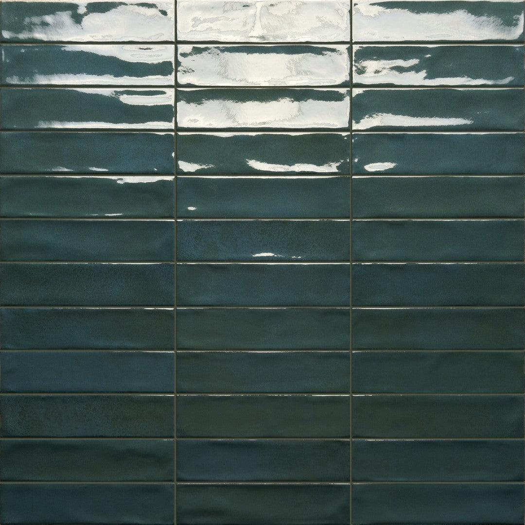 Tesoro Marrakech 2" x 8" Pressed Glossy Porcelain Brick Tile