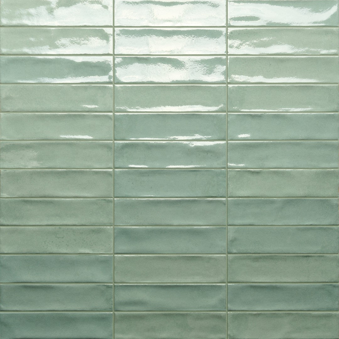 Tesoro Marrakech 2" x 8" Pressed Glossy Porcelain Brick Tile