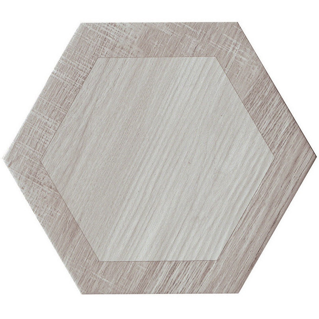 MiR Royal Wood 10" x 10" Matte Hex Porcelain Tile