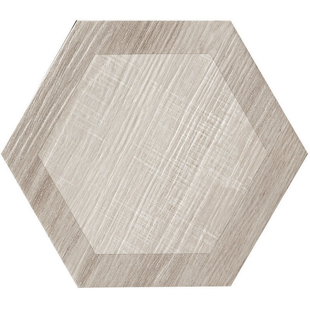 MiR Royal Wood 10" x 10" Matte Hex Porcelain Tile