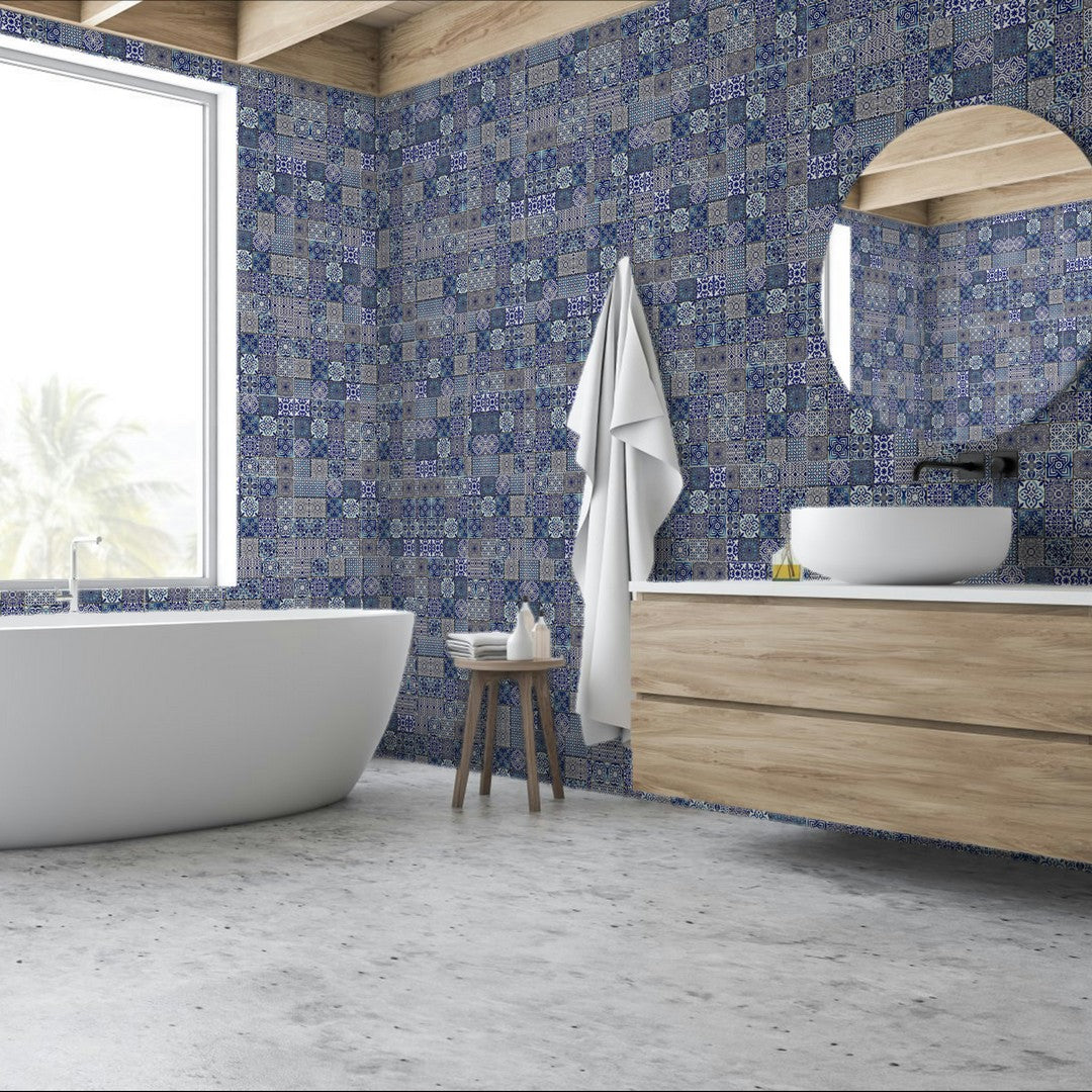 Qualis-Ceramica-Chelsea-11.8-x-11.8-Ceramic-Patchwork-Diamond-Mosaic-Diamond-Blue