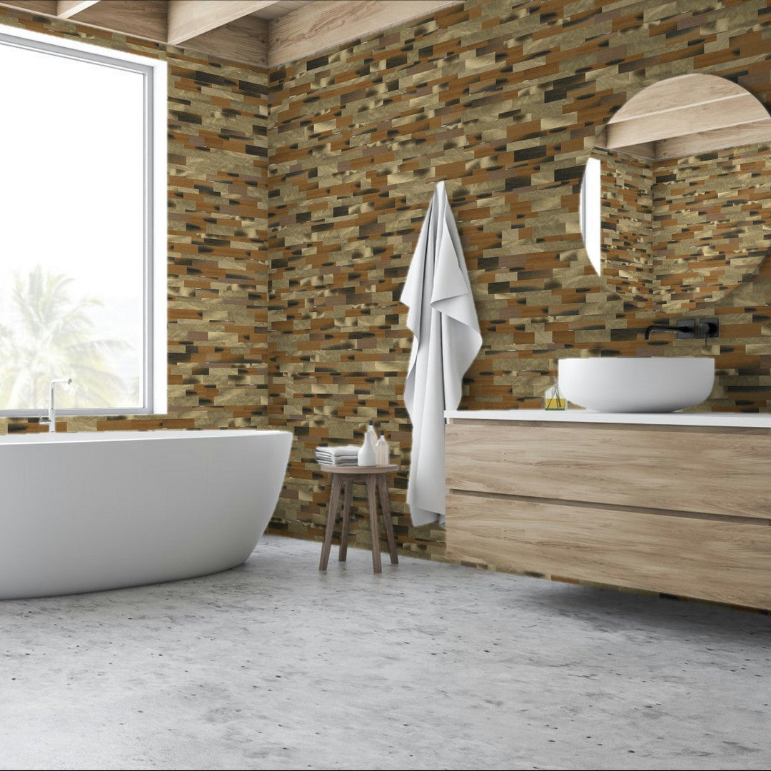 Qualis-Ceramica-Chelsea-12-x-12-Mixed-Material-Aluminum-Baguette-Mosaic-Wood-Gold