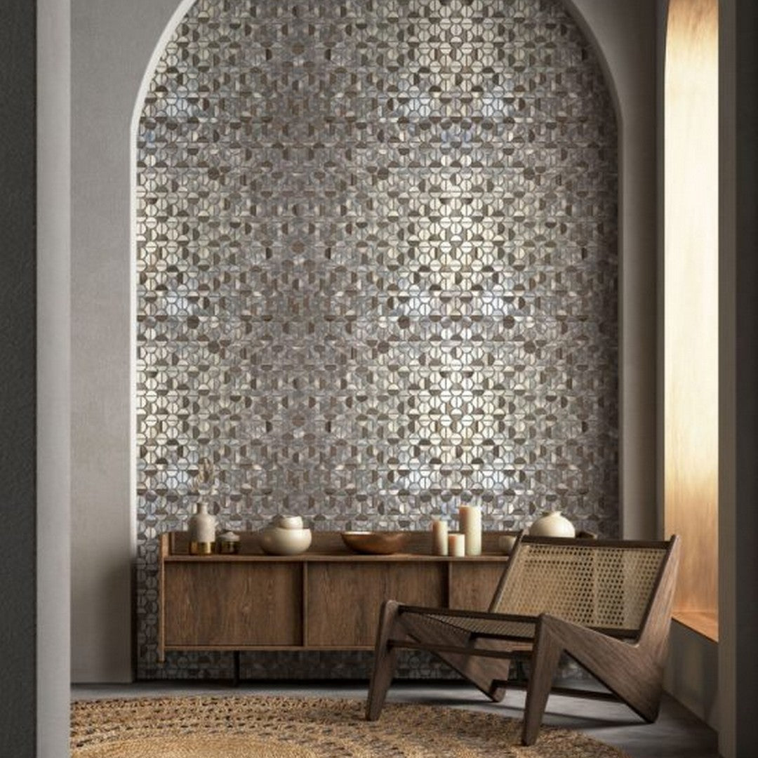 Qualis-Ceramica-Chelsea-12-x-14-Aluminum-Marble-Semi-Circle-19-Mosaic-Brown