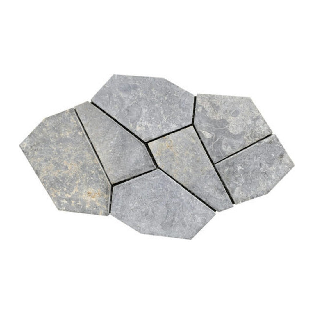 Qualis Ceramica Chelsea 12" x 12" Natural Stone Opus Marble Meshed Mounted Mosaic