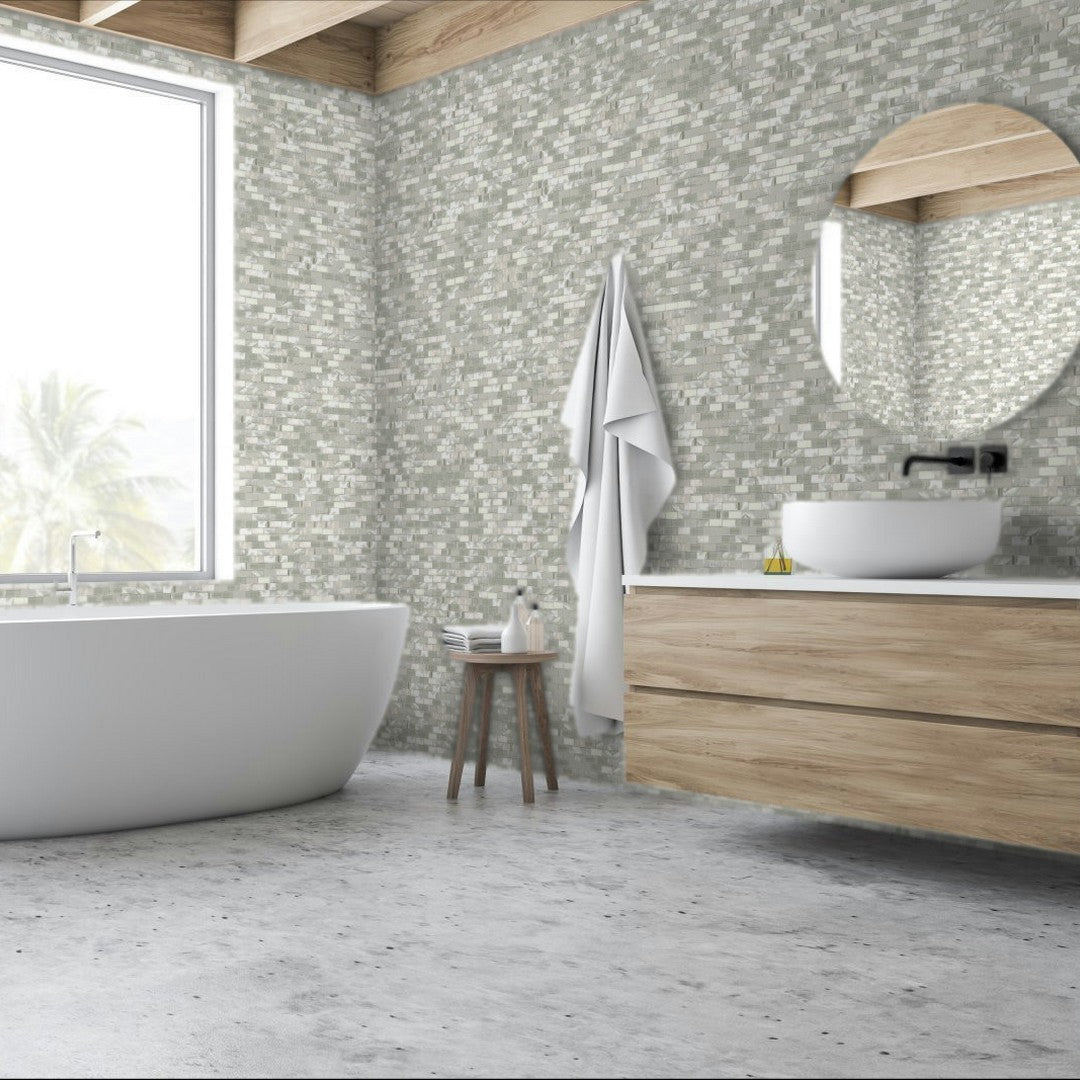 Qualis-Ceramica-Chelsea-11.4-x-12-Glass-Marble-Mix-Mother-Of-Pearl-Brick-Mosaic-Mother-Of-Pearl-Mix-White