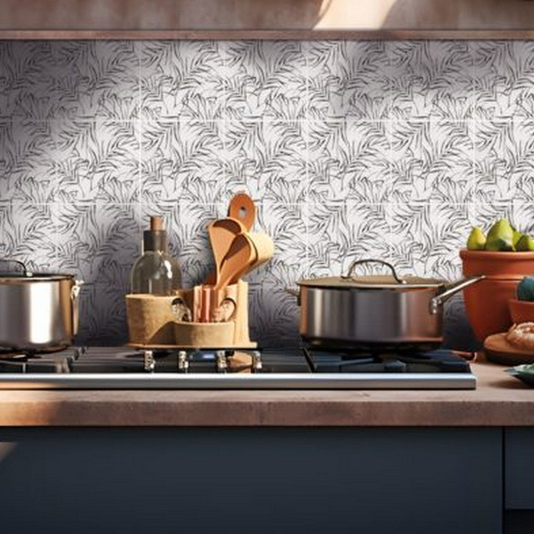 Qualis-Ceramica-Chelsea-12-x-12-Marble-6-Palm-Leaf-Printed-Marble-Mosaic-Grey-Palm-Leaf-Printed-White-