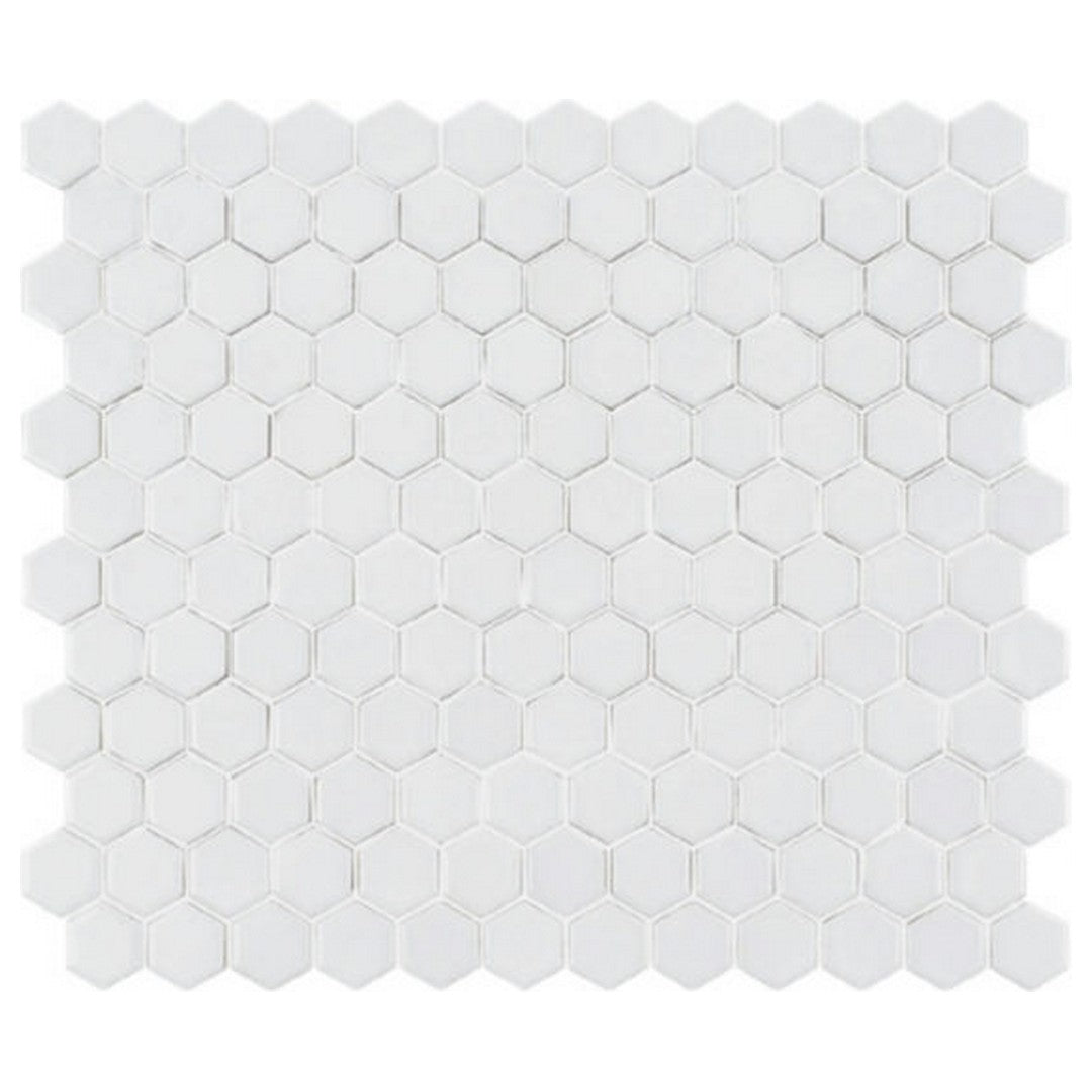 Qualis Ceramica Hamptons 10" x 12" Porcelain Mini Hex Mosaic