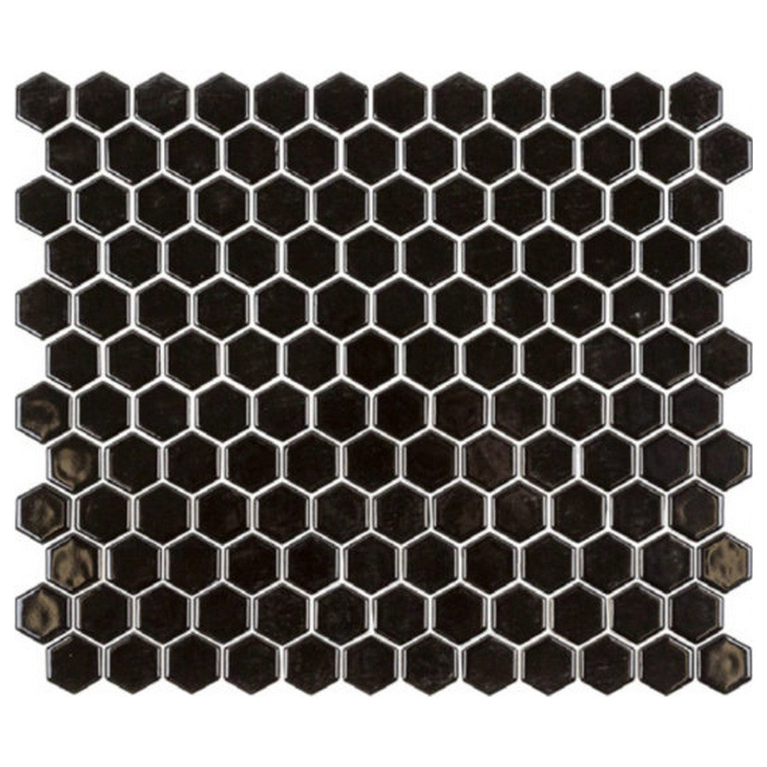 Qualis Ceramica Hamptons 10" x 12" Porcelain Mini Hex Mosaic