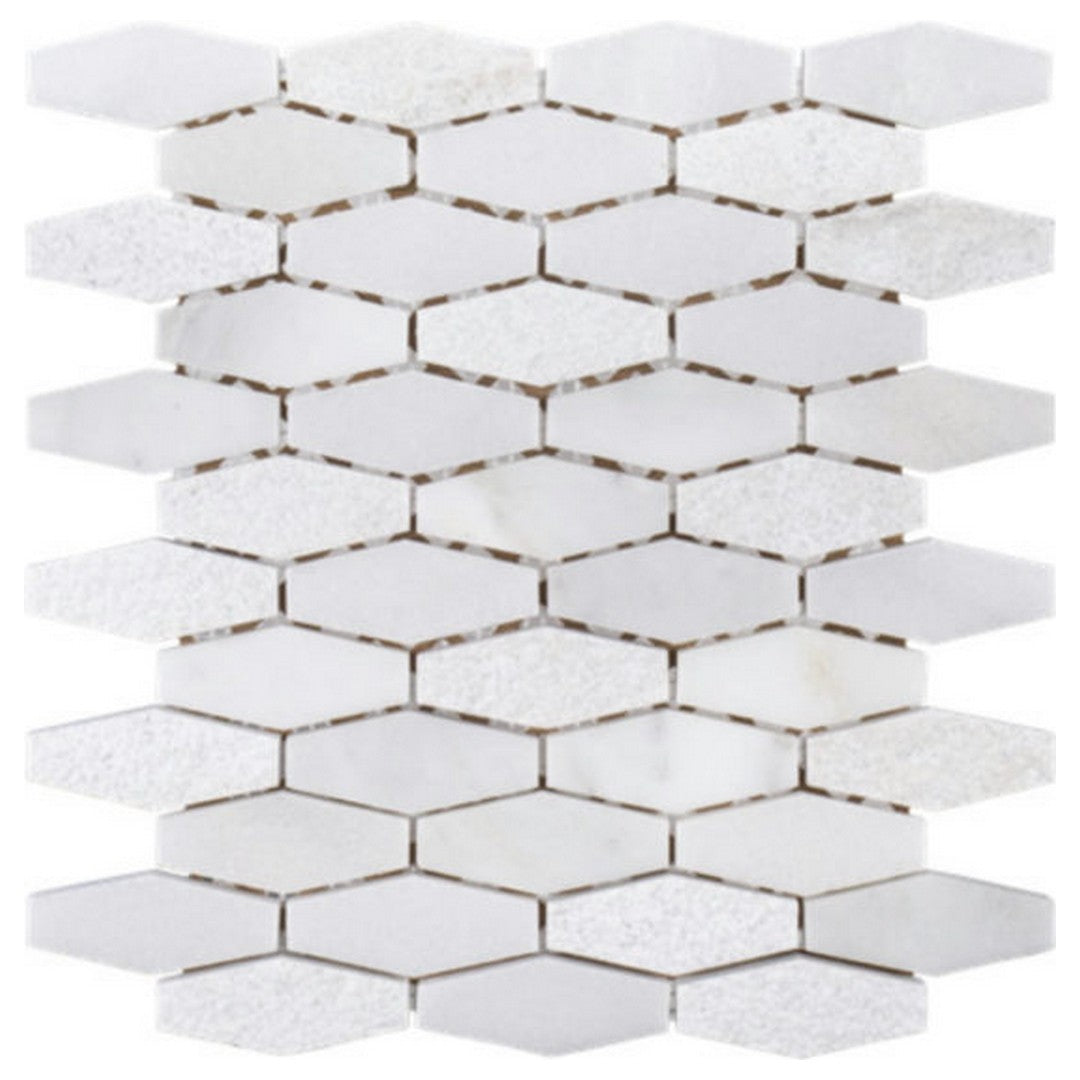 Qualis Ceramica Hamptons 12" x 12" Natural Stone Icicle Mosaic