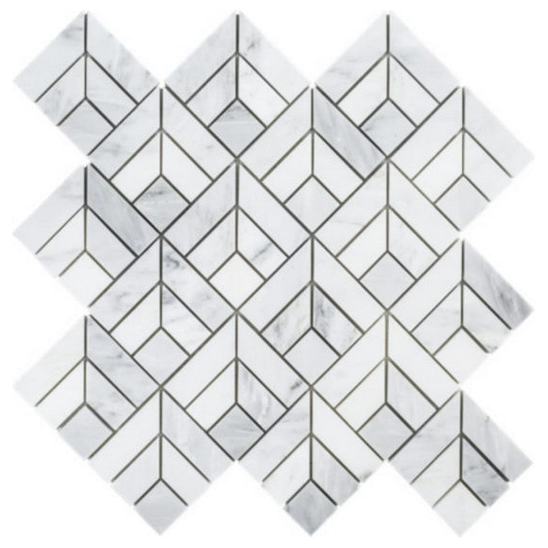 Qualis Ceramica Hamptons 11" x 11" Natural Stone Jetty Mosaic