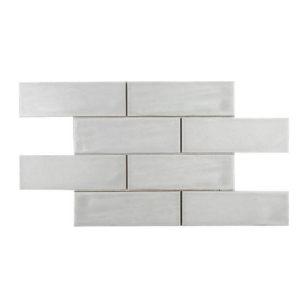 Qualis Ceramica Hamptons 11" x 16" Ceramic Brickwork Mosaic