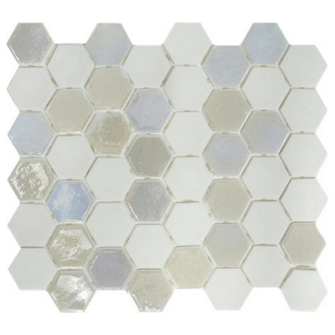 Qualis Ceramica Hamptons 11" x 13" Glass Confetti Mosaic