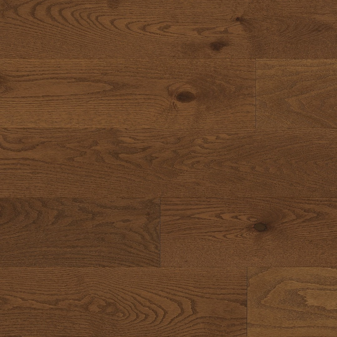 Mercier Design+ Engineered 6.5" x 85" Authentic Red Oak Satin 19mm Hardwood Plank