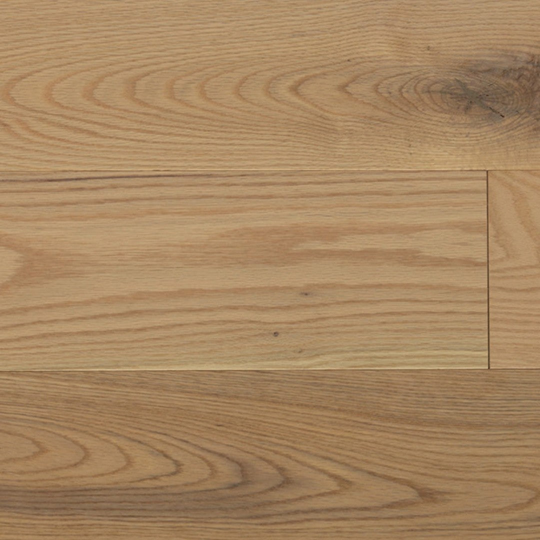 Mercier Design+ Engineered 5" x 83" Herringbone Red Oak Matte-Brushed  12mm Hardwood Plank