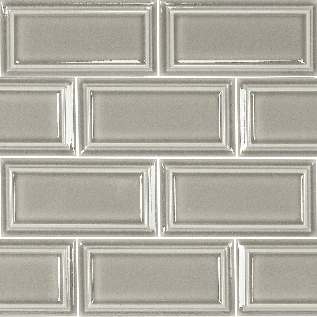 Rickert Ape Hamptons Orient 12.99" x 12.99" Glossy Ceramic 2.5x5" Mosaic