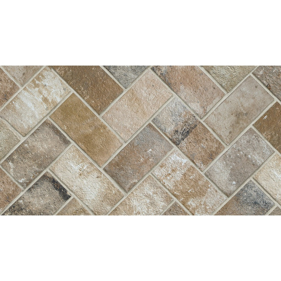 Rickert Rondine London 5" x 10" Matte Porcelain Stoneware Tile