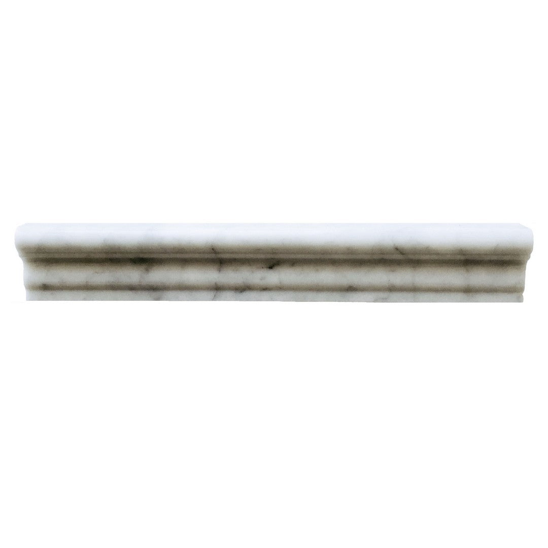 Rickert Marble 2" x 12" Carrara Polished Chair Rail