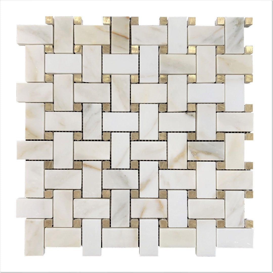 Rickert 12" x 12" Honed Marble Mosaic