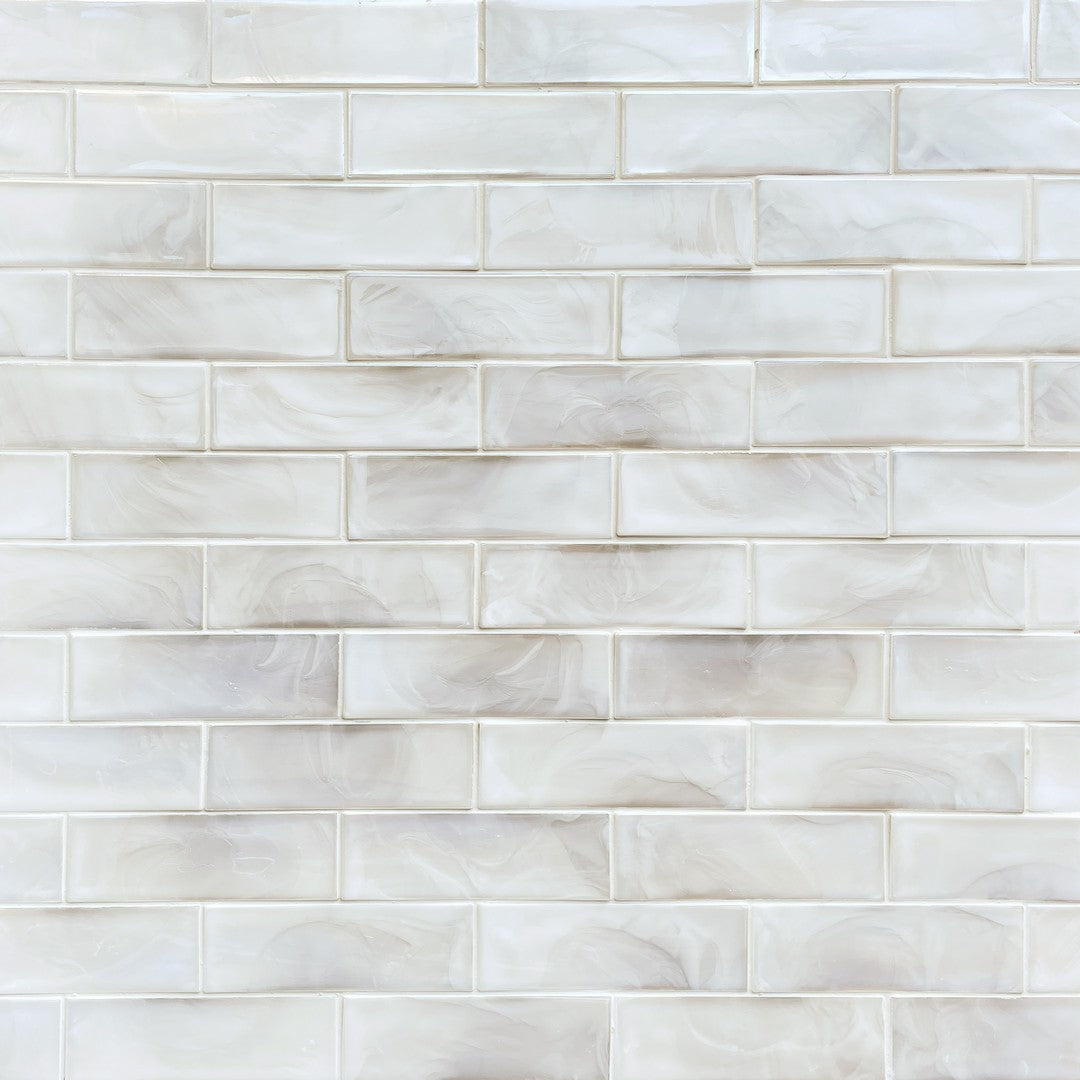 Rickert Shimmer 11.73" x 11.73" Glossy Glass 2x6" Mosaic