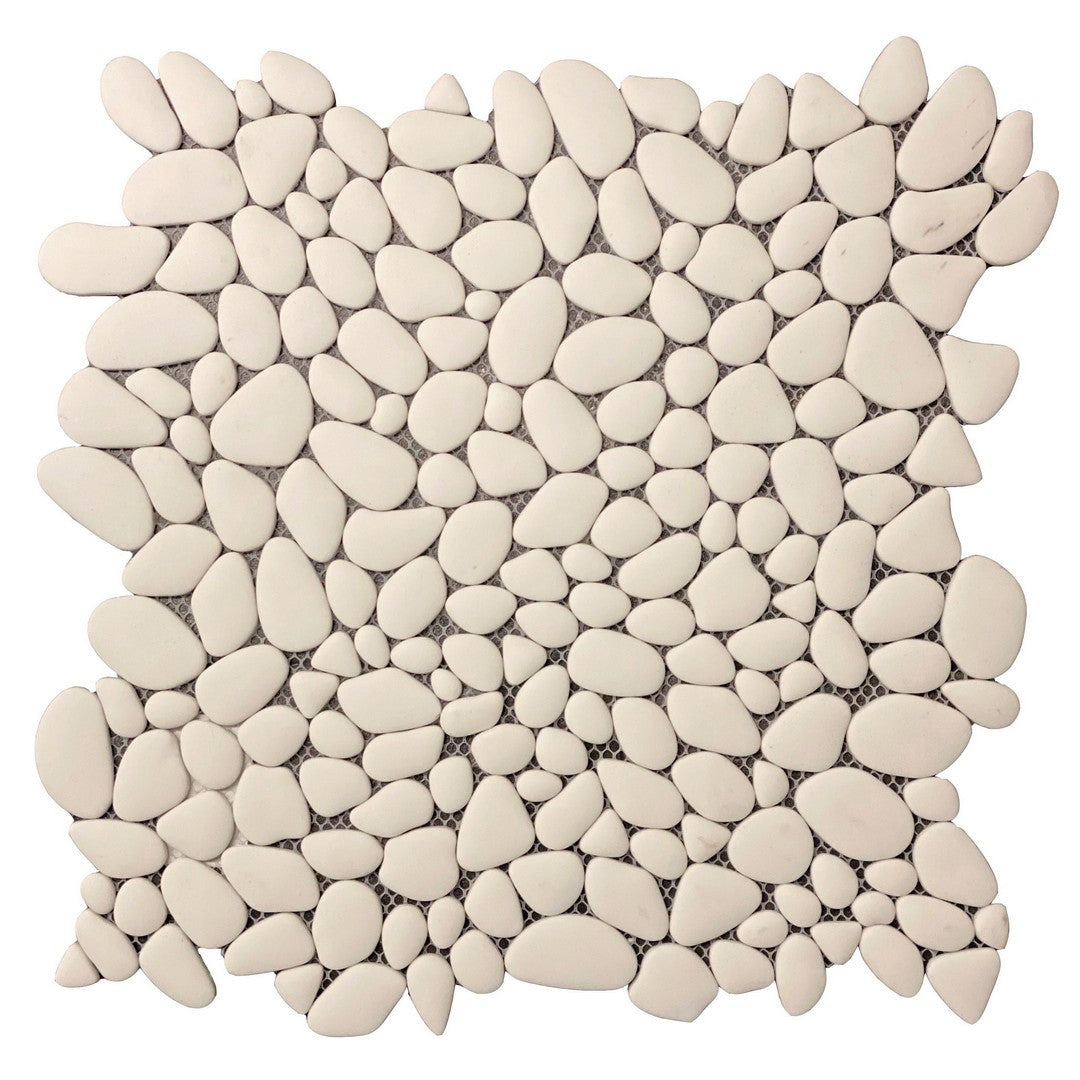 Rickert Pebble 12" x 12" Matte Glass Mosaic