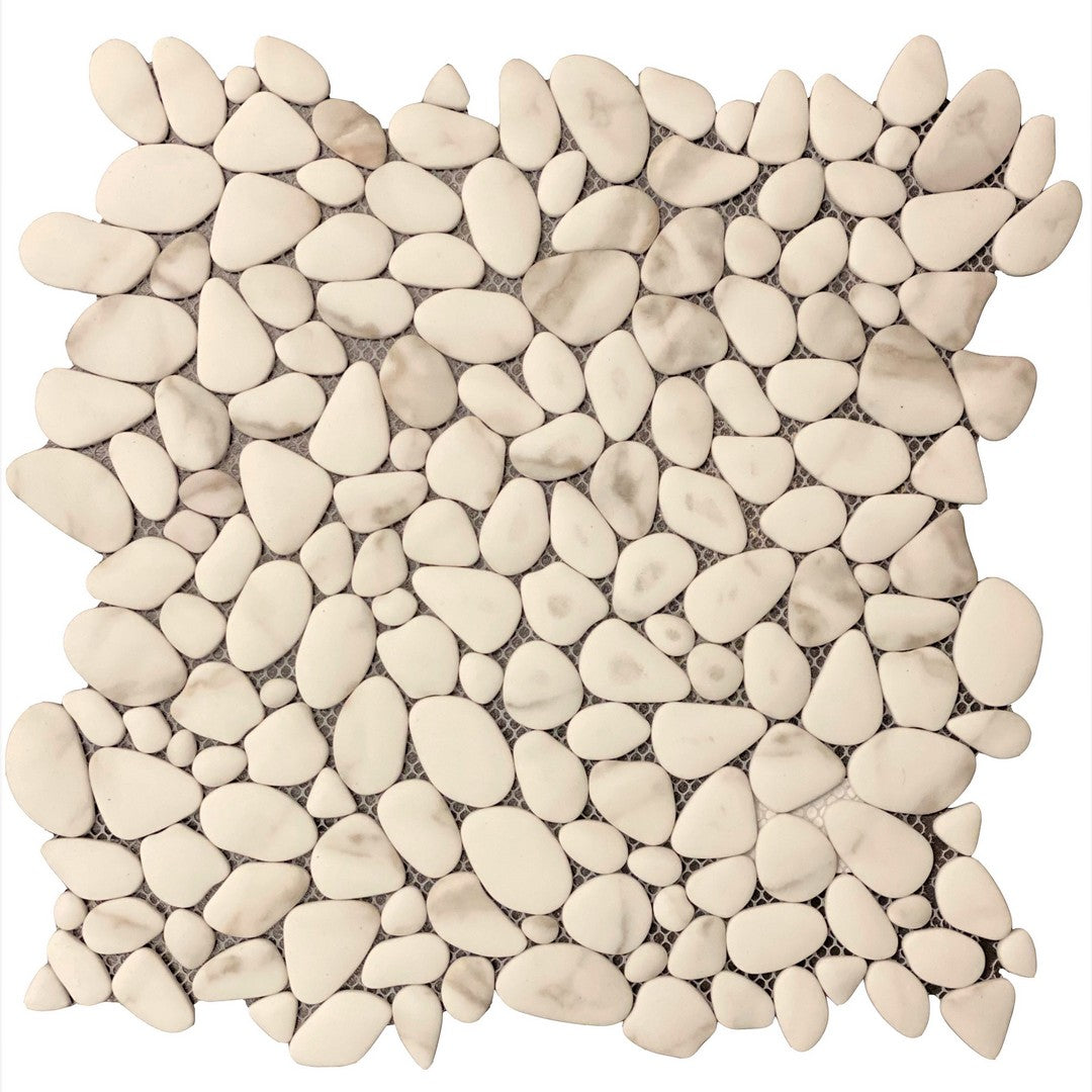 Rickert Pebble 12" x 12" Matte Glass Mosaic