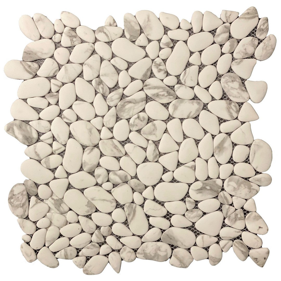 Rickert Pebble 12" x 12" Matte Glass Mosaic