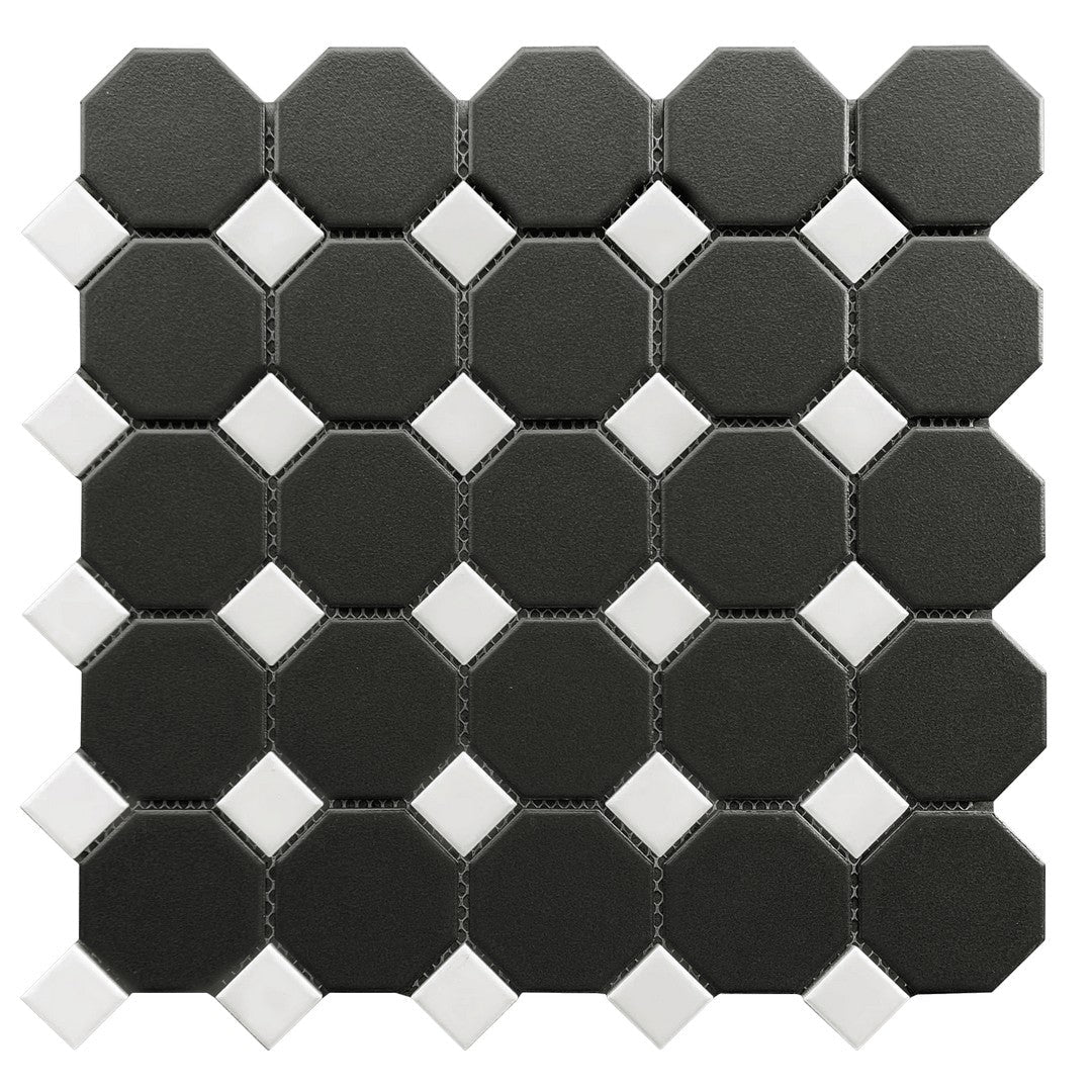 Rickert 11.61" x 11.61" Matte Porcelain Mosaic