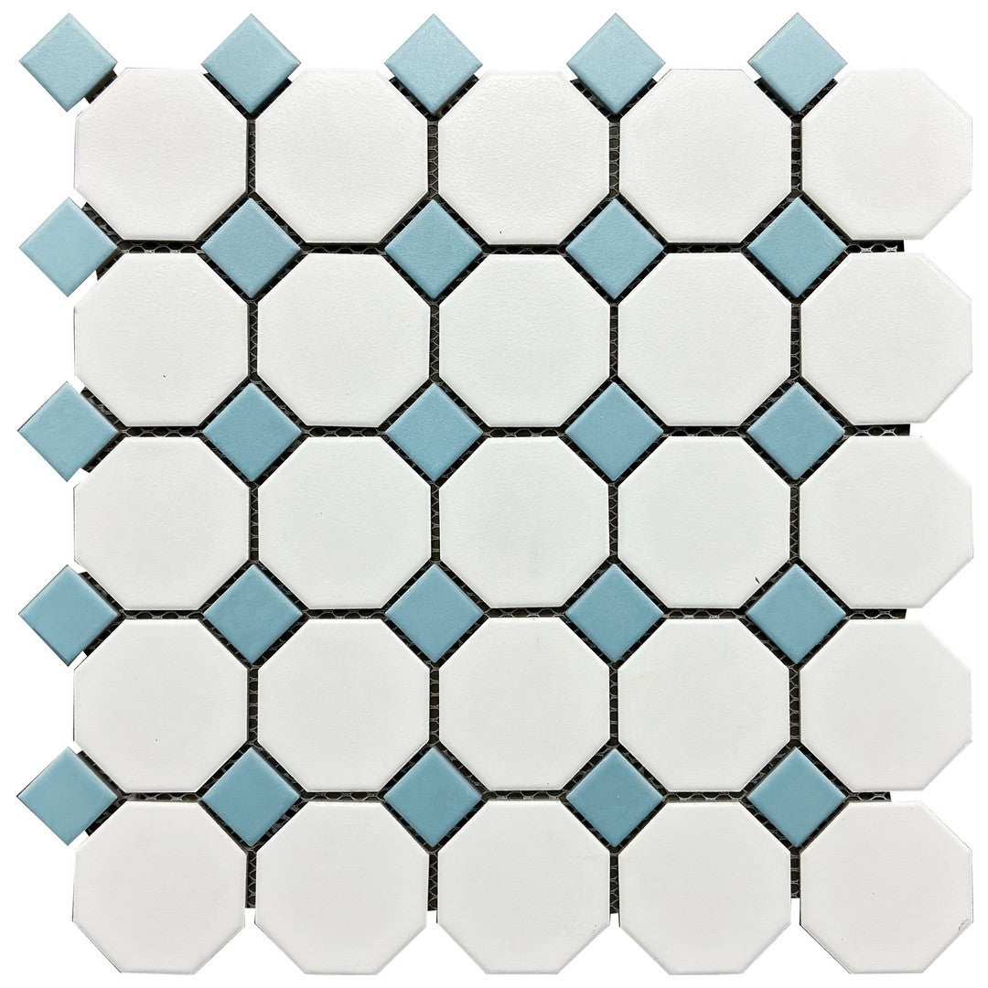 Rickert 11.61" x 11.61" Matte Porcelain Mosaic