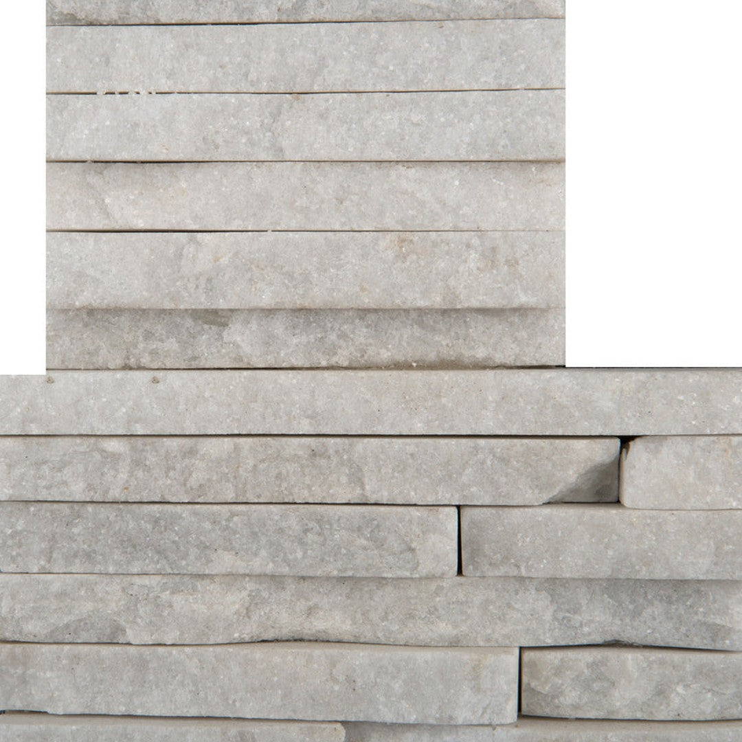 Emser Slate Quartzite & Sandstone 6" x 24" Honed Quartzite Mini Stack Corner