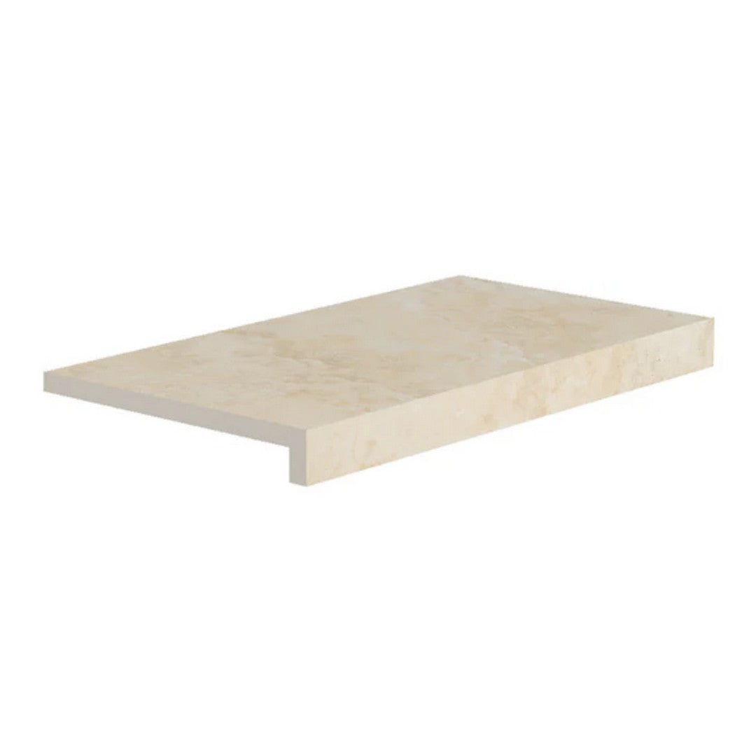 Del Conca USA Roma 2 - 13" x 24" Pressed Porcelain L-Shaped Coping