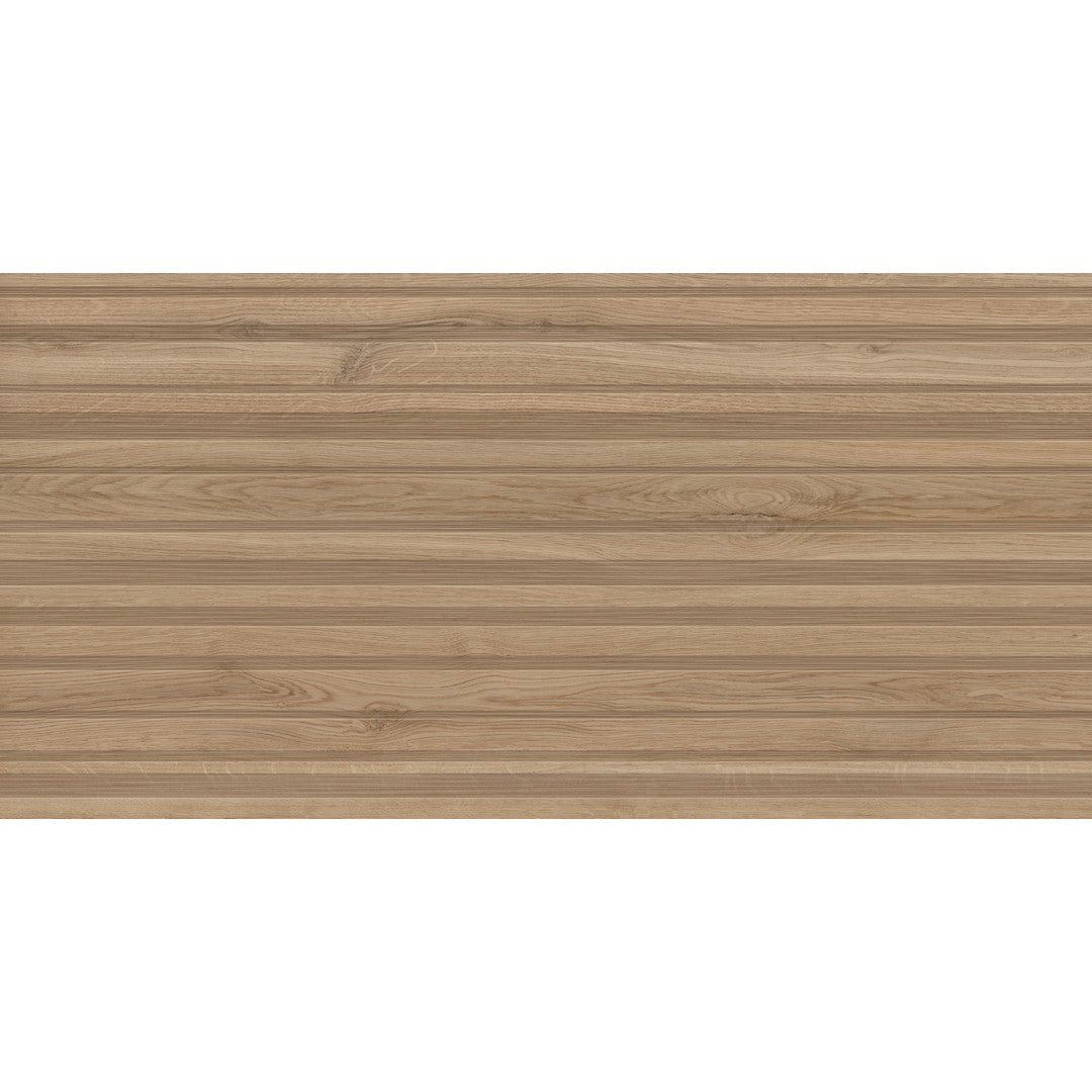 Tesoro Venatto 24" x 48" Rectified Matte Deco Metric Porcelain Wood Tile