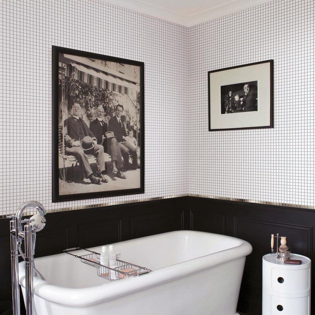 Crossville-Chiclet-12-x-12-Matte-Porcelain-1-Mosaic-Snow